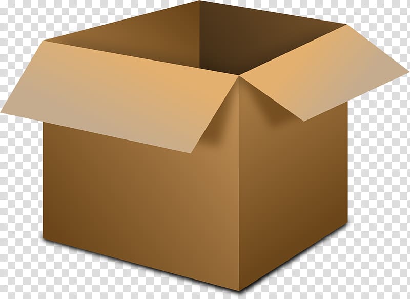 cardboard box graphic illustration, Cardboard box Corrugated fiberboard Paper, Open box transparent background PNG clipart