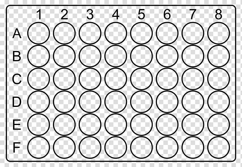 Microtiter plate Cell culture Template Society for Biomolecular Sciences, .plate transparent background PNG clipart