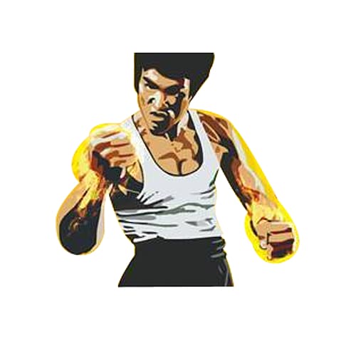 iPhone 5 iPhone 6 Plus 1080p , Chinese wind Bruce Lee cartoon transparent background PNG clipart