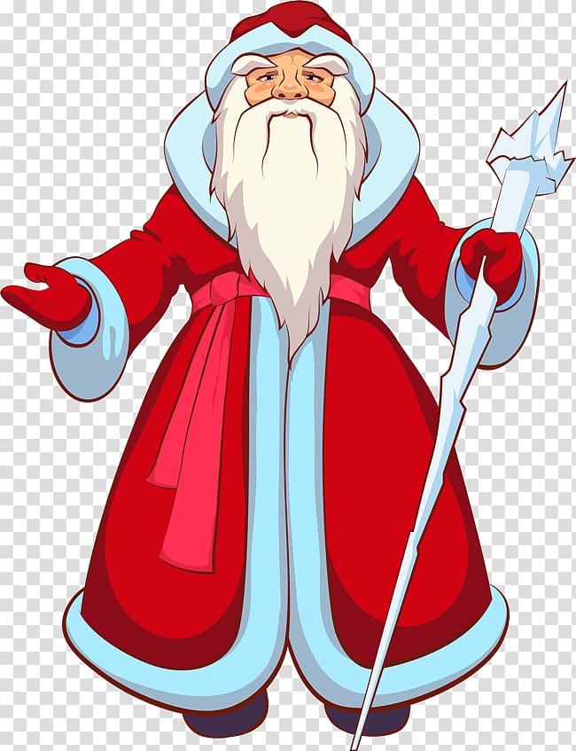 Ded Moroz Santa Claus Christmas , santa claus transparent background PNG clipart