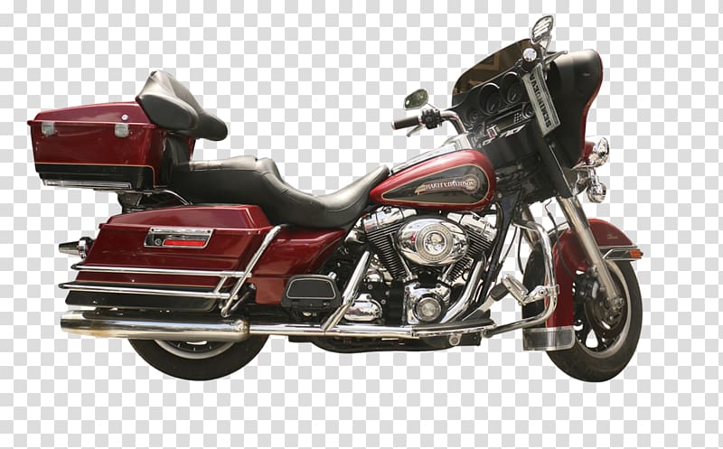 Harley-Davidson Electra Glide Motorcycle Cruiser Softail, motorcycle transparent background PNG clipart
