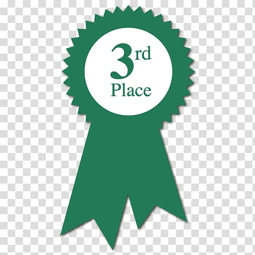 Ribbon Third place Award , Third transparent background PNG clipart