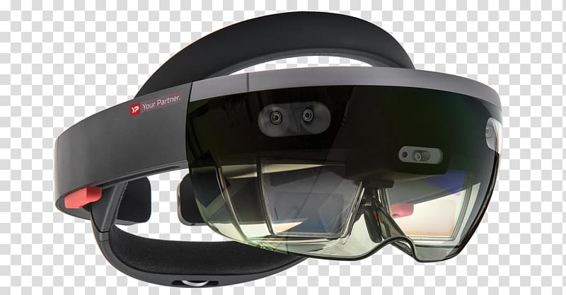 Microsoft HoloLens Augmented reality Goggles Glasses, microsoft transparent background PNG clipart