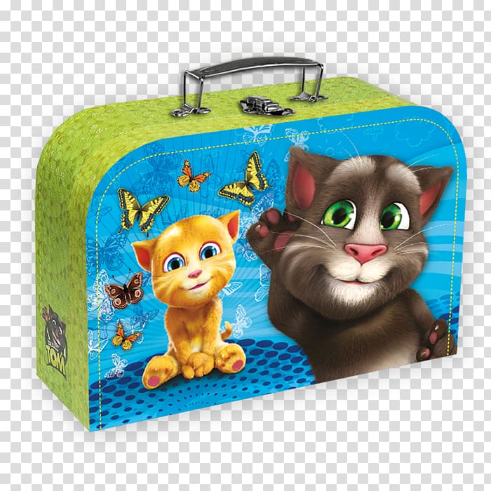 Paper Suitcase Talking Tom and Friends Talking Angela Centimeter, talking tom and friends transparent background PNG clipart