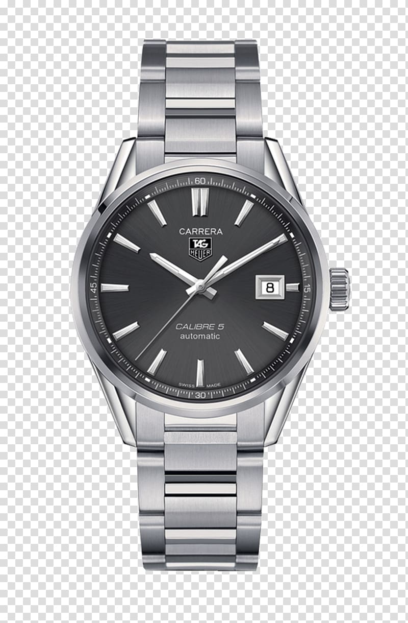 TAG Heuer Carrera Calibre 5 Automatic watch Jewellery, watch transparent background PNG clipart