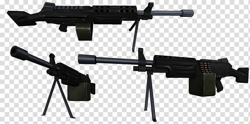 Battlefield Hardline Weapon Firearm M249 light machine gun, Battlefield transparent background PNG clipart