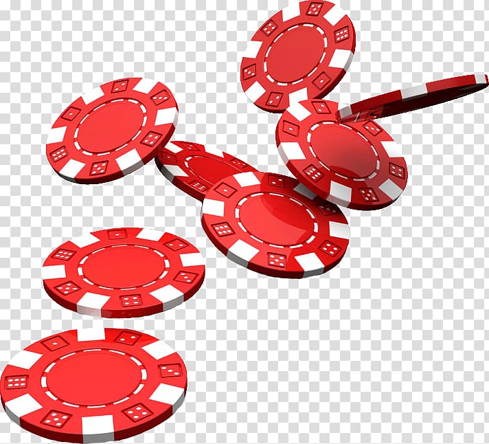 red-and-white poker chips, Casino token Gambling Poker Cash game Playing card, Beating chips transparent background PNG clipart