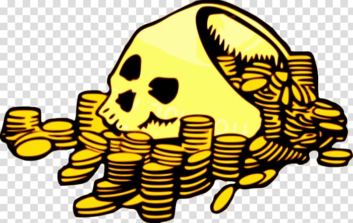Piracy Gold coin , Pirate Treasure transparent background PNG clipart