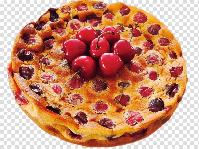 brown cake, Clafoutis transparent background PNG clipart