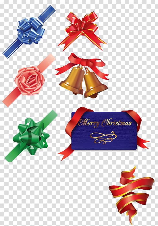 Christmas Ornament , Western holiday decorations bow transparent background PNG clipart