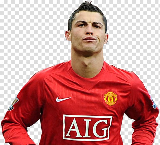 Cristiano Ronaldo Manchester United F.C. Jersey Football, cristiano ronaldo transparent background PNG clipart