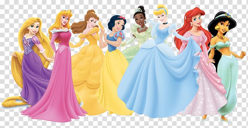 Disney Princesses Areal, Cinderella, Belle, Snow White, and Aurora , Minnie  Mouse Ariel Princess Aurora Disney Princess Anna, princess transparent  background PNG clipart