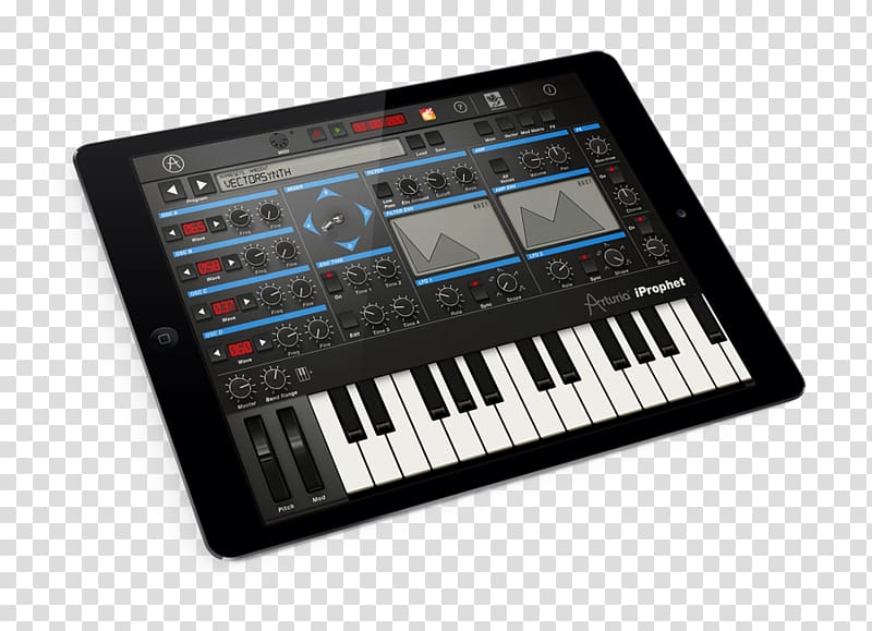 Arturia MiniBrute Sequential Circuits Prophet-5 Sound Synthesizers iPad, prophet transparent background PNG clipart