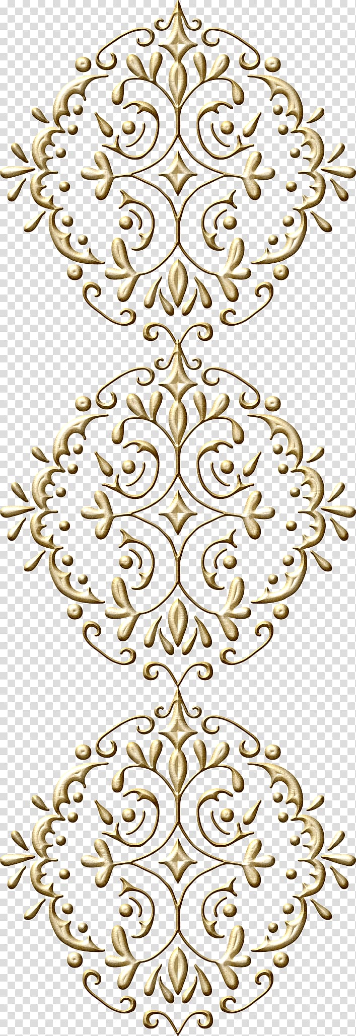 brown hanging decor, Visual arts Motif Pattern, Gold decorative motifs transparent background PNG clipart