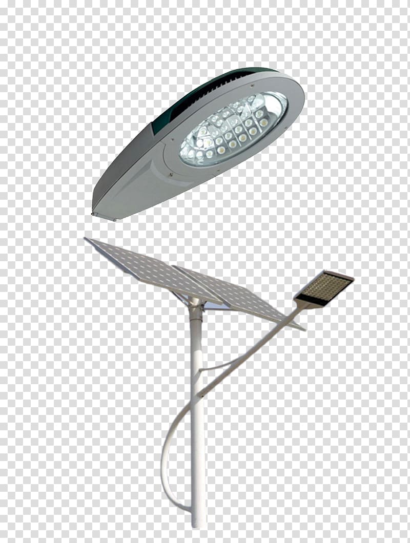 Light fixture Light-emitting diode LED street light LED lamp, light transparent background PNG clipart