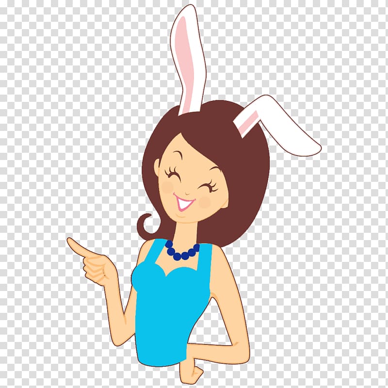 Chocolate brownie Bakery Arm Thumb, easter bunny transparent background PNG clipart
