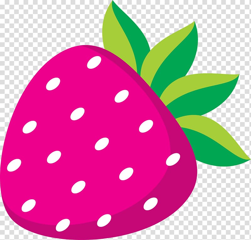 pink strawberry clipart