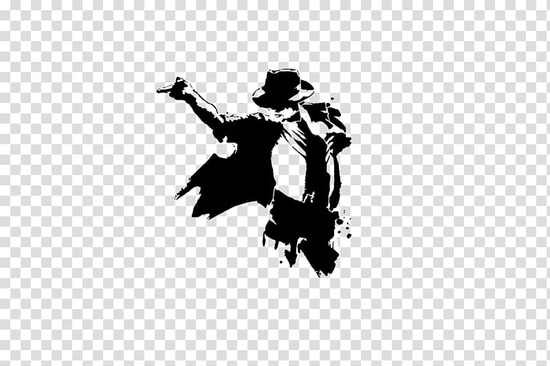 Michael Jackson stencil illustration, Silhouette Drawing Art , michael jackson transparent background PNG clipart