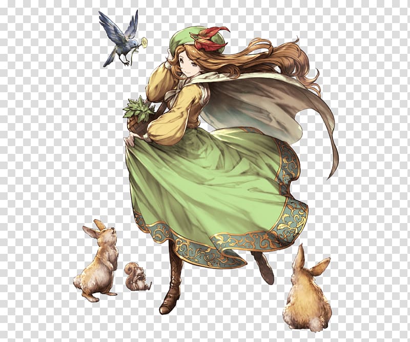 Granblue Fantasy Game Art Anime, anime squirrel transparent background PNG clipart