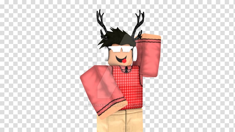 Transparent Posing Roblox Character