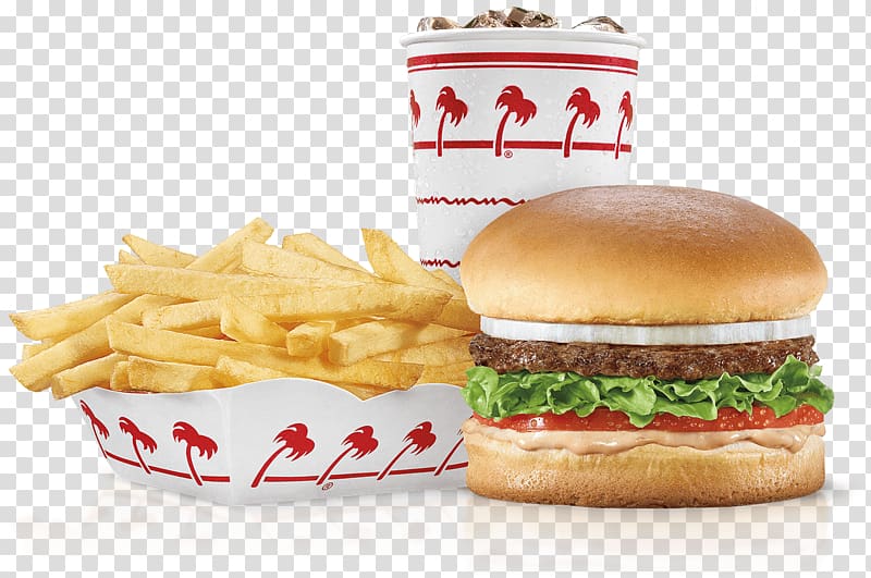 Hamburger Cheeseburger In-N-Out Burger French fries Restaurant, hamburger transparent background PNG clipart