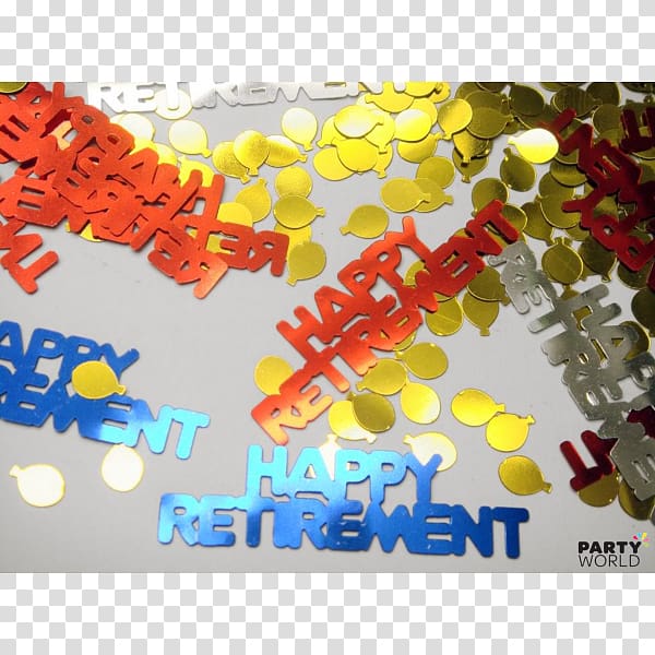 Happy Retirement Confetti Party Wedding, wishing well transparent background PNG clipart