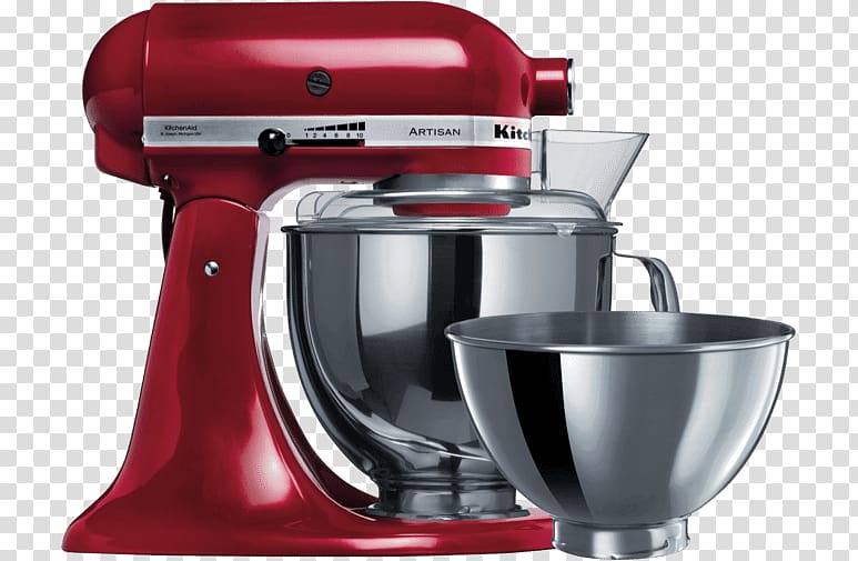 KitchenAid Mixer Home appliance Food processor Small appliance, Mixer transparent background PNG clipart
