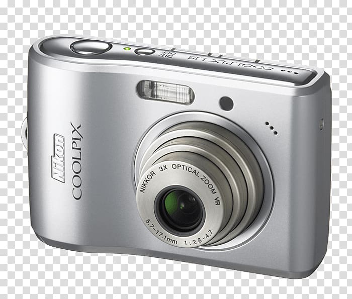 Nikon Coolpix L15 Camera Fujifilm Zoom lens, digital camera transparent background PNG clipart