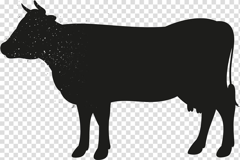 Charolais cattle Santa Gertrudis cattle Logo Meat Food, Ouderwets transparent background PNG clipart