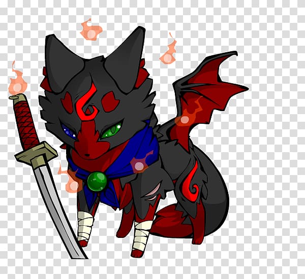 Cat Demon Tail 0 Fox, Cat transparent background PNG clipart