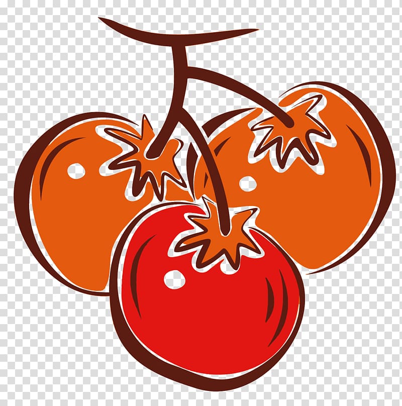 Vegetable Fruit Food, flattened persimmon transparent background PNG clipart