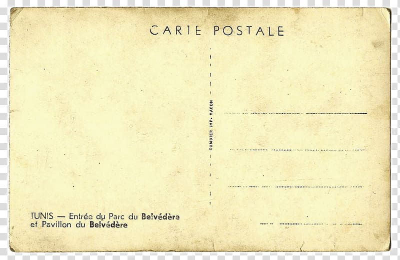 Carte Postale greetings card, Paper Letter Postcard, Old letter paper transparent background PNG clipart