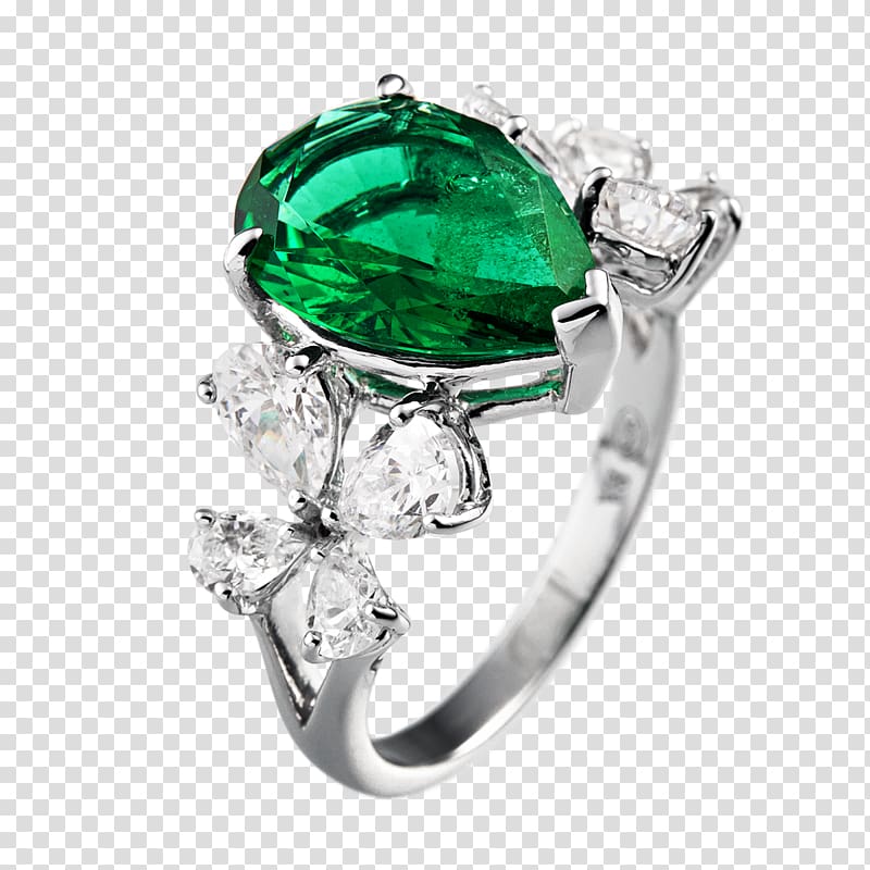 Emerald Earring Jewellery Diamond, emerald transparent background PNG clipart
