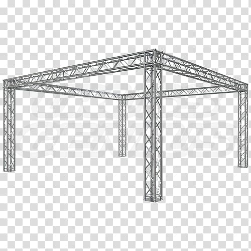 Truss Steel Trade show display Structure System, truss transparent background PNG clipart