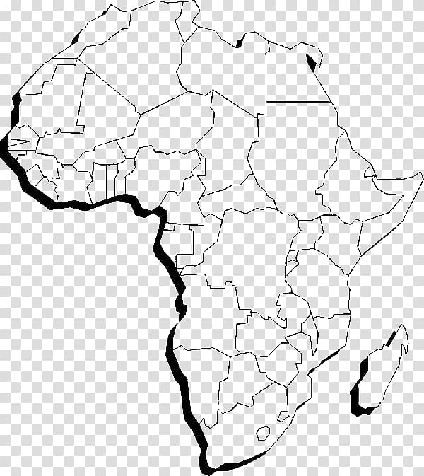 World map Africa Coloring book Continent, Africa transparent background PNG clipart