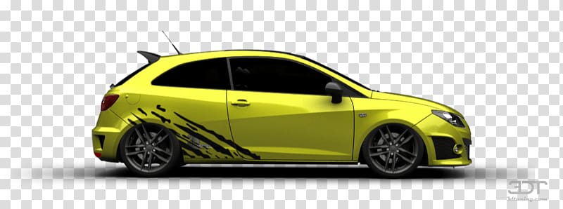 Mid-size car Compact car City car Motor vehicle, SEAT Ibiza transparent background PNG clipart