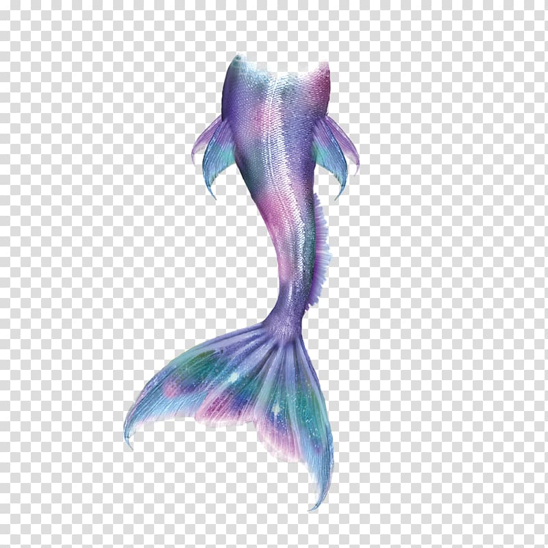 purple, pink, and green mermaid tail art, Mermaid Tail Merman Legendary creature Fairy tale, Beautiful purple blue mermaid tail transparent background PNG clipart