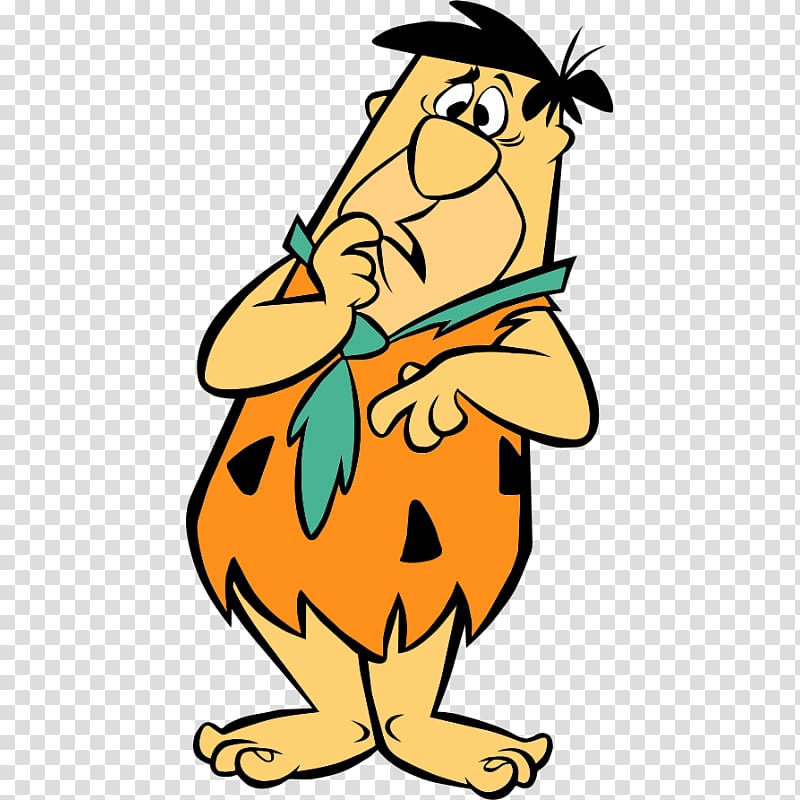 Fred Flintstone Wilma Flintstone Pebbles Flinstone Barney Rubble Bamm-Bamm Rubble, Fred Flintstone transparent background PNG clipart