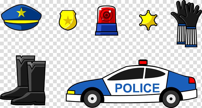 Police officer Car Badge, Police supplies transparent background PNG clipart