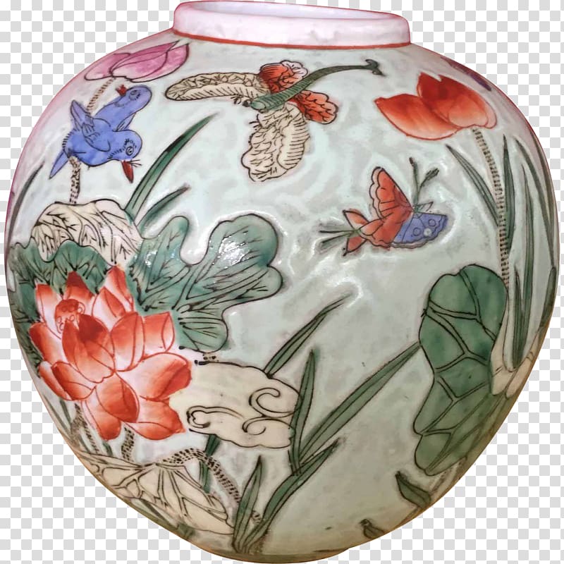 Jingdezhen Vase Chinese ceramics Pottery, vase transparent background PNG clipart