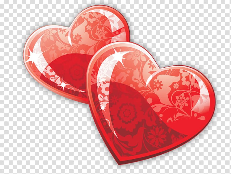 Heart, Double Heart transparent background PNG clipart