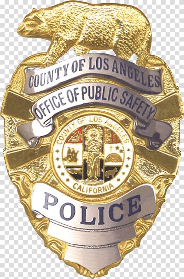 Los Angeles County Sheriff's Department Badge Police Los Angeles County Office of Public Safety, los angeles transparent background PNG clipart