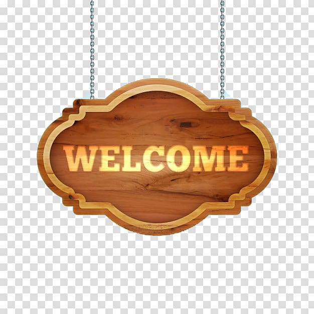 welcome signage, Computer file, Welcome tag transparent background PNG clipart