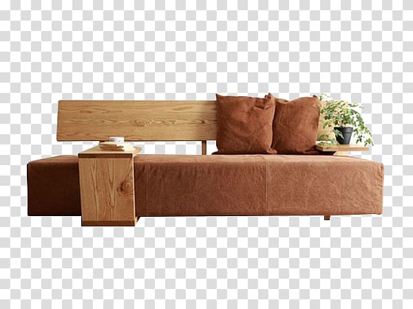 Chair Wood Living room Furniture Interior Design Services, Solid wood sofa wood transparent background PNG clipart