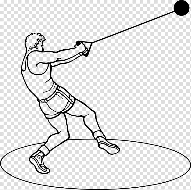 Hammer throw Sport Track & Field , others transparent background PNG clipart