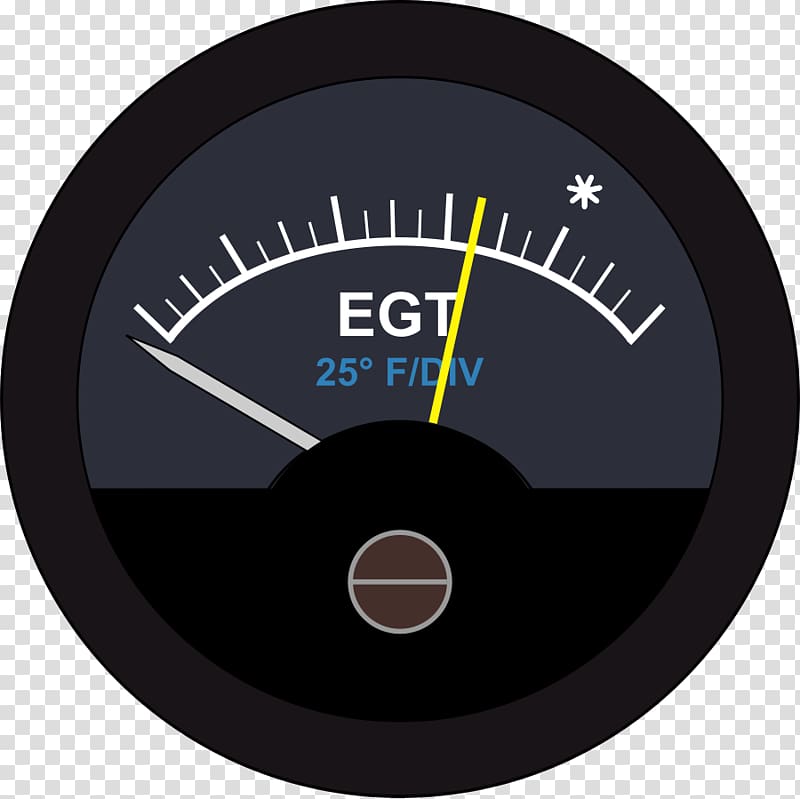 Aircraft Airplane Car Exhaust gas temperature gauge , Rare transparent background PNG clipart