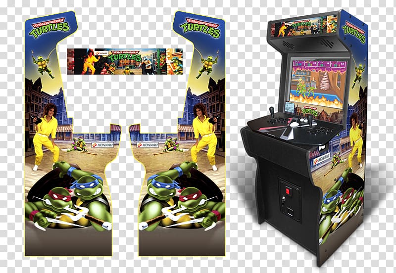 Teenage Mutant Ninja Turtles: Turtles in Time Teenage Mutant Ninja Turtles 3: Mutant Nightmare Arcade game Arcade cabinet, TMNT transparent background PNG clipart