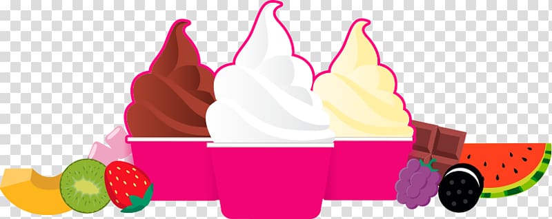 Frozen yogurt Ice cream Yoghurt Cherry Garcia, Frozen yogurt transparent background PNG clipart