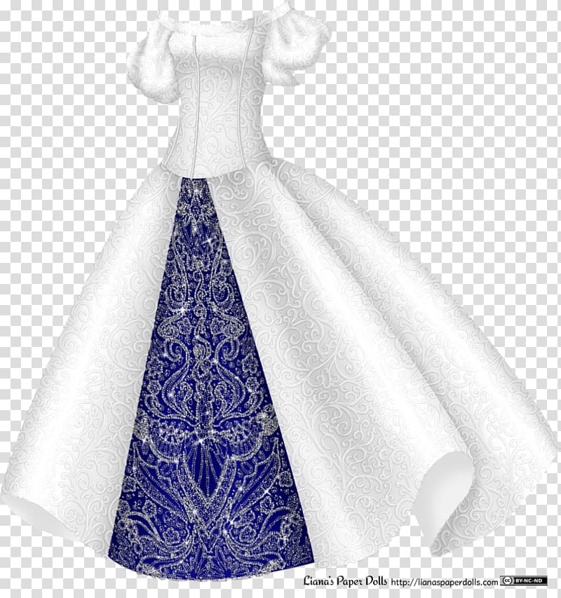 Gown Dress Paper doll Princess Pattern, dress transparent background PNG clipart
