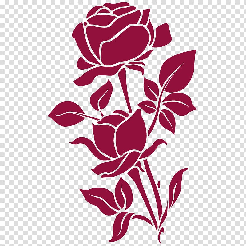 Garden roses , vinilo transparent background PNG clipart